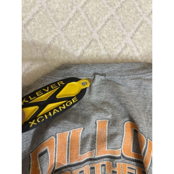 Vtg Harley Davidson Dillion Brothers Omaha Fremont Nebraska 2 Sided Gray Tee  XL - Picture 9 of 15